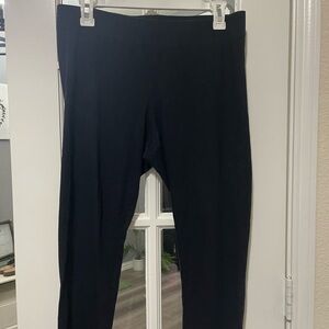 Crop Black Leggings